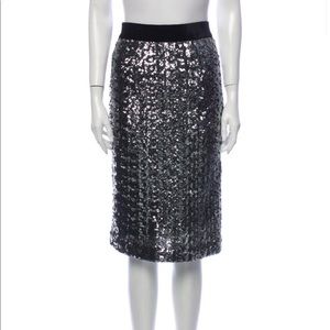 NWT Milly sequin skirt